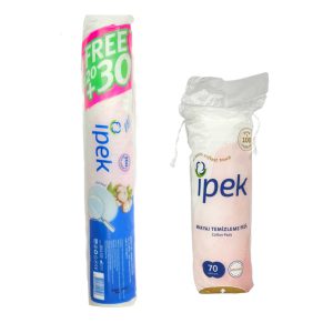 پد آرایش پاک‌کن ایپک اورجینال | ۱۰۰٪ پنبه خالص و نرم برای پاکسازی آرایش صورت و چشم