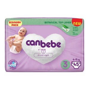 پوشک بچه جان به به (Canbebe) سایز 3 (45 عددی)