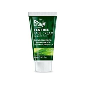 کرم مرطوب کننده آبرسان صورت دکتر سی تونا فارماسی درخت چای تی تری طرح قدیم حجم 50 میل