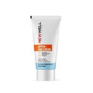 کرم ضد آفتاب بی رنگ SPF50 نیوول مناسب انواع پوست 50 میل