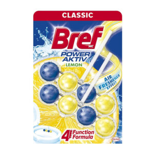 خوشبو کننده توپی توالت فرنگی برف با عصاره لیمو BREF تعداد 8 عددی