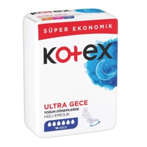 نوار بهداشتی کوتکس مدل شب با رویه کتان ۱۶ عددی