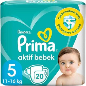پوشک پریما پمپرز ترک سایز ۵ (۲۰ عددی)