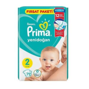 پوشک پریما پمپرز آوانتاژ ترک سایز ۲ (۷۲ عددی)