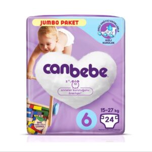 پوشک بچه جان به به (Canbebe) سایز 6 (24عددی)