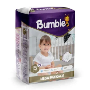 پوشک چسبی کودک بامبل bumble baby diaper مدل Mega Paket