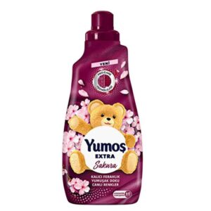 مایع نرم کننده یوموش زرشکی مدل SAKURA با رایحه شکوفه گیلاس حجم 1440 میل