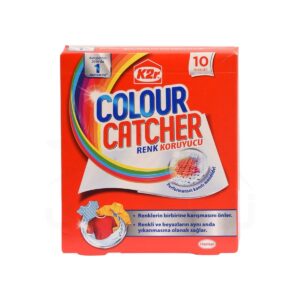 دستمال ضد رنگ ماشین لباسشویی کالر کچر K2r Colour Catcher تعداد 10 عددی