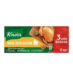 عصاره مرغ کنور Knorr بسته ۱۲ عدد