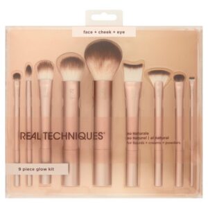 ست براش 9 تایی ریل تکنیک Real Techniques مدل Glow Kit