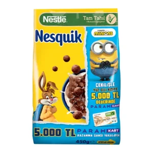 کورن فلکس توپی شکلاتی نسکوئیک Nesquik نستله حجم 450 گرم