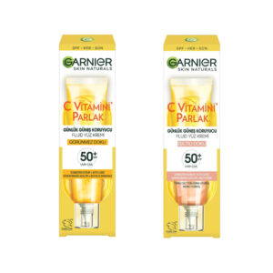 کرم ضد آفتاب فلوئیدی گارنیر SPF50+ حاوی ویتامین C حجم ۴۰ میل
