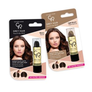 استیک پوشاننده موهای سفید گلدن رز اورجینال | اصلاح فوری ریشه بدون نیاز به آب و شست‌وشو آسان