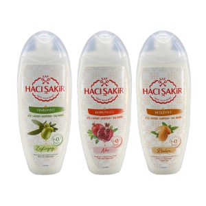 شامپو ۲ در ۱ حاجی شاکر حجم ۵۰۰ میل