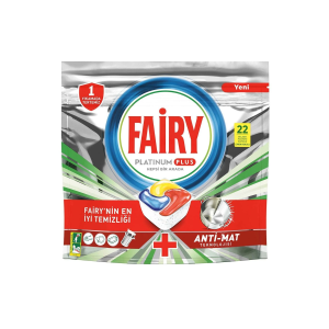 قرص ماشین ظرفشویی فیری پلاس 22 عددی اورجینال | چربی زدای قوی با درخشندگی بالا و حل شدن سریع