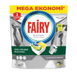 قرص ماشین ظرفشویی فیری 96 عددی اورجینال | چربی زدای قوی با درخشندگی بالا و حل شدن سریع